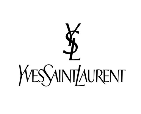 scritta ysl|ysl logo design.